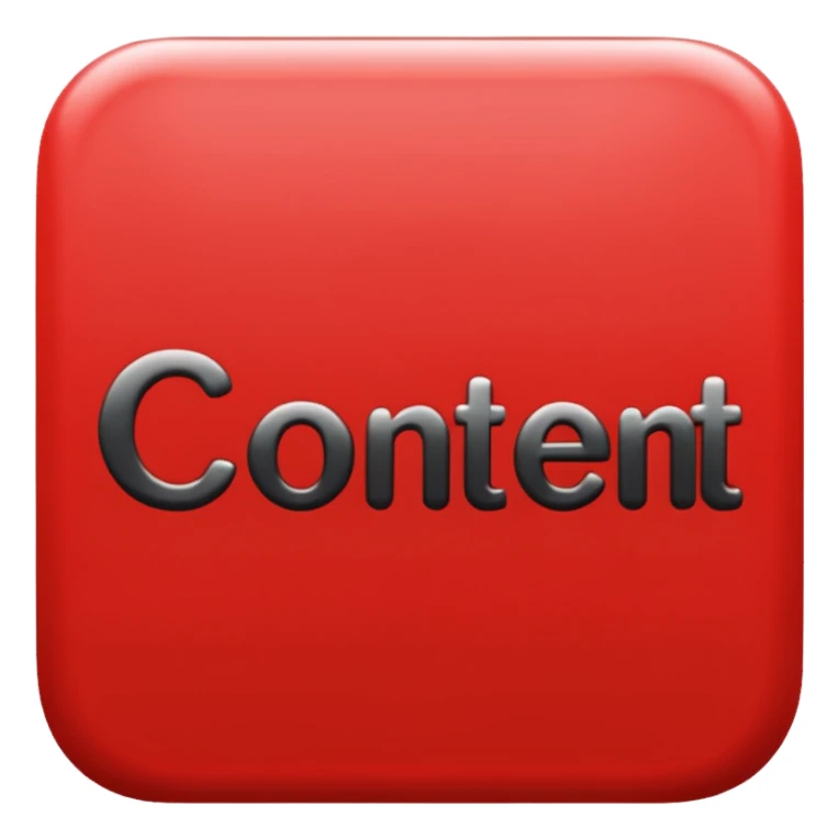 the text ‘Content’ in bold red letters sticker