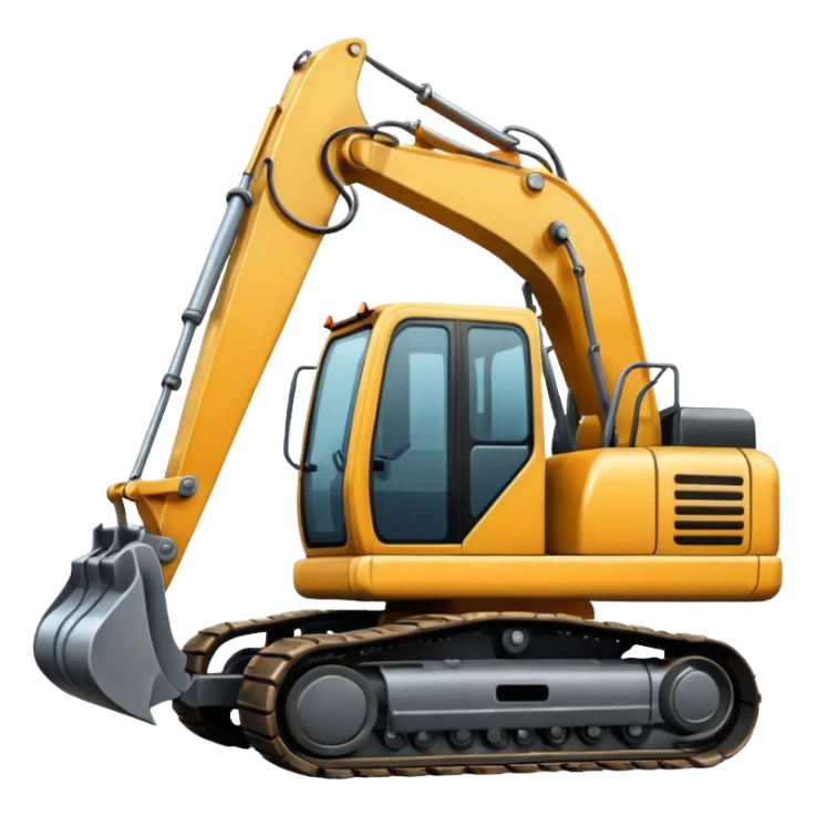 Excavator sticker