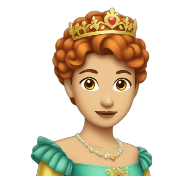 Princesa pelirroja  sticker