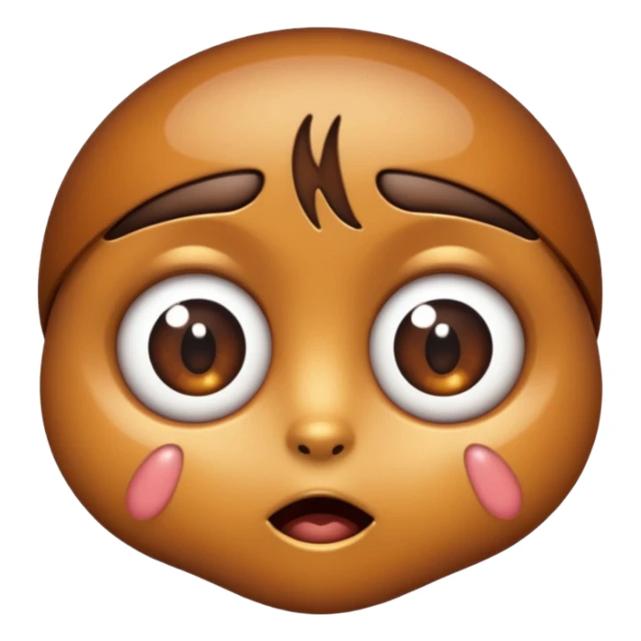 shit 💩 with lovely eyes 😍 sticker