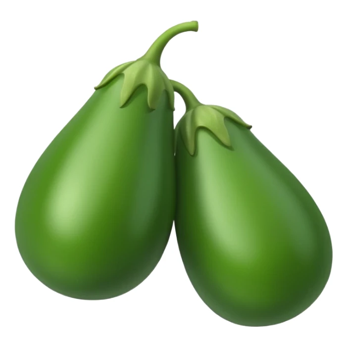 green brinjal sticker