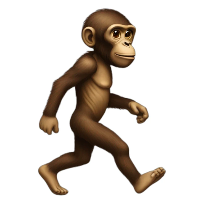 Australopithecus Walking sticker