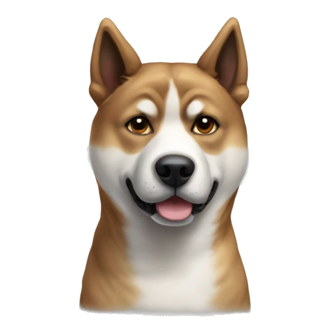 Dog akita inu brindle  sticker