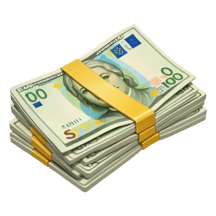 banconote euro sticker