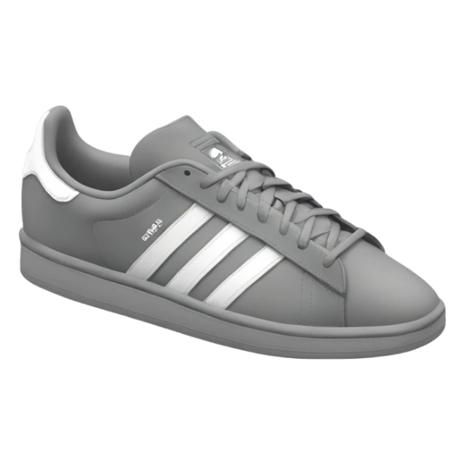 Grey adidas Campus  sticker