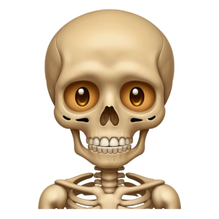 Squelette qui pleure sticker