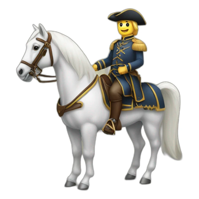 Cavalière-sur-cheval-dans-LIT sticker