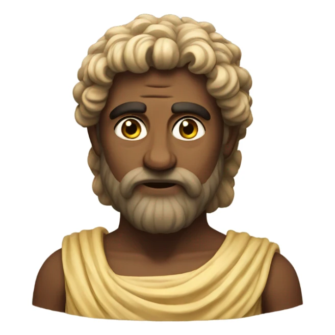 Greek god sticker