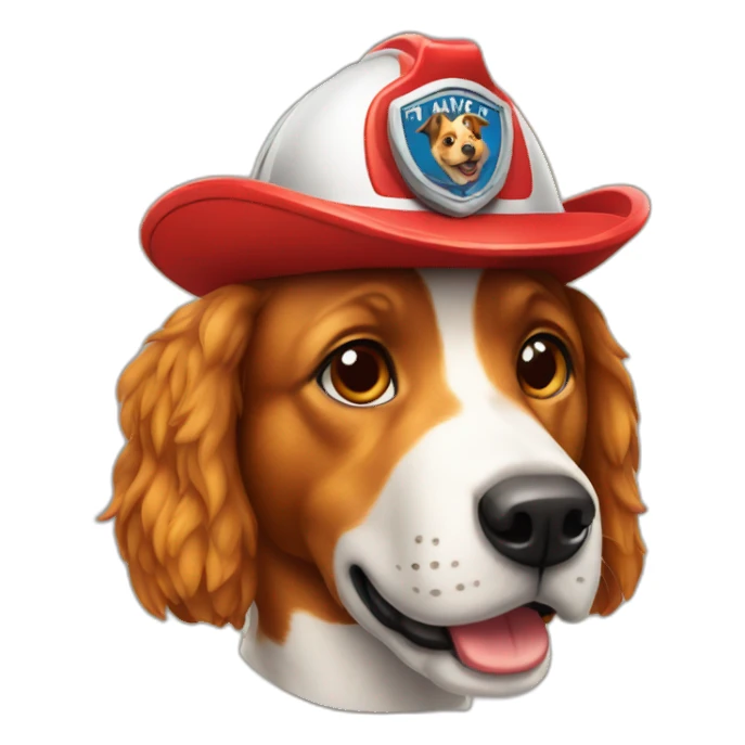 fire dog sticker