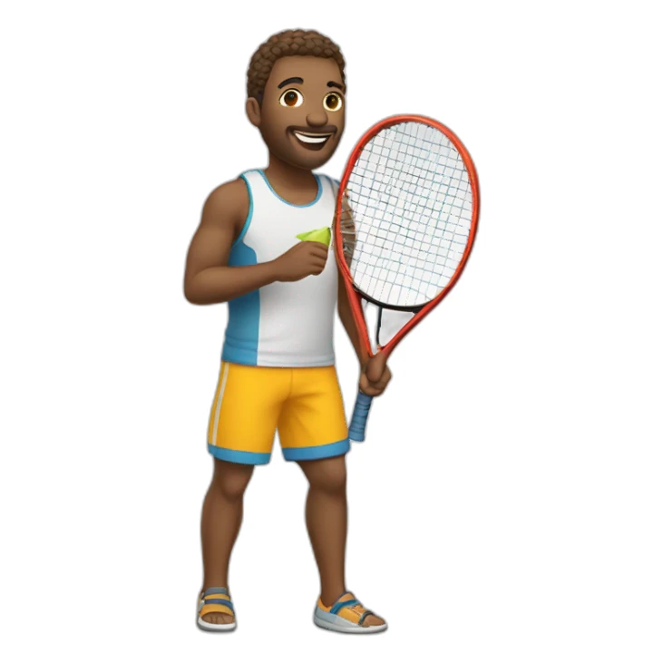 Tênis de praia sticker