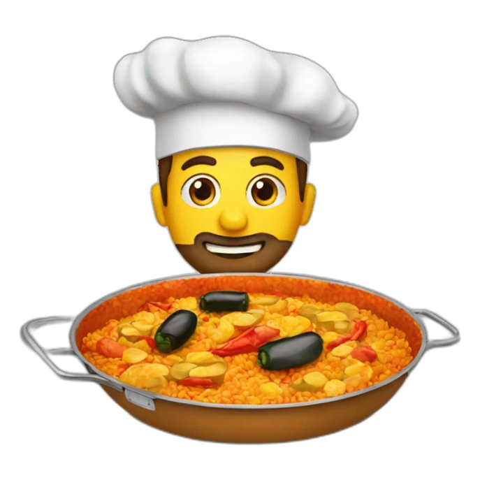 Paella chorizo sticker