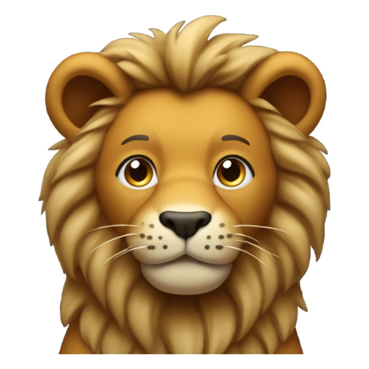 peluche lion sticker