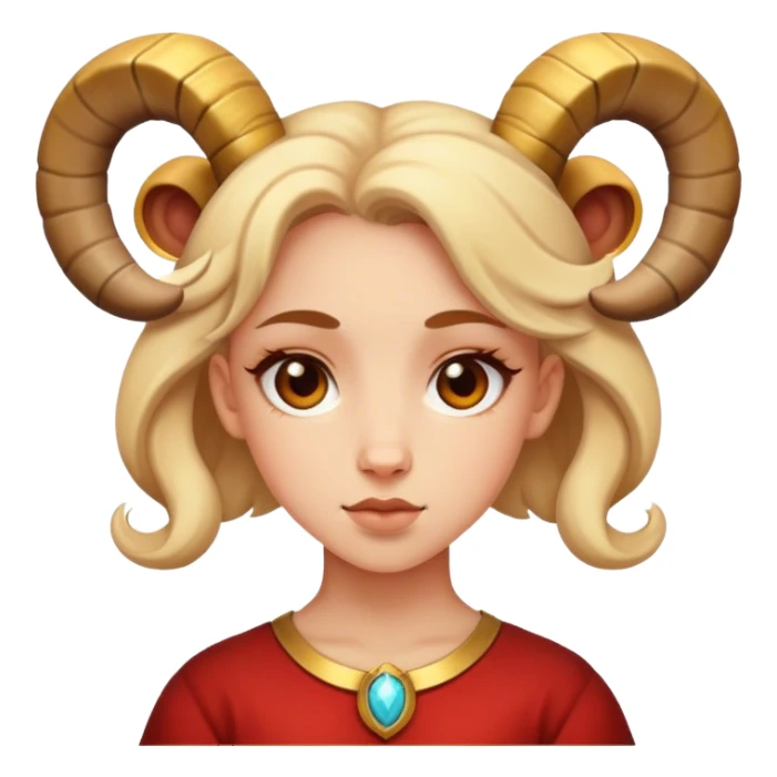 aries girl sticker