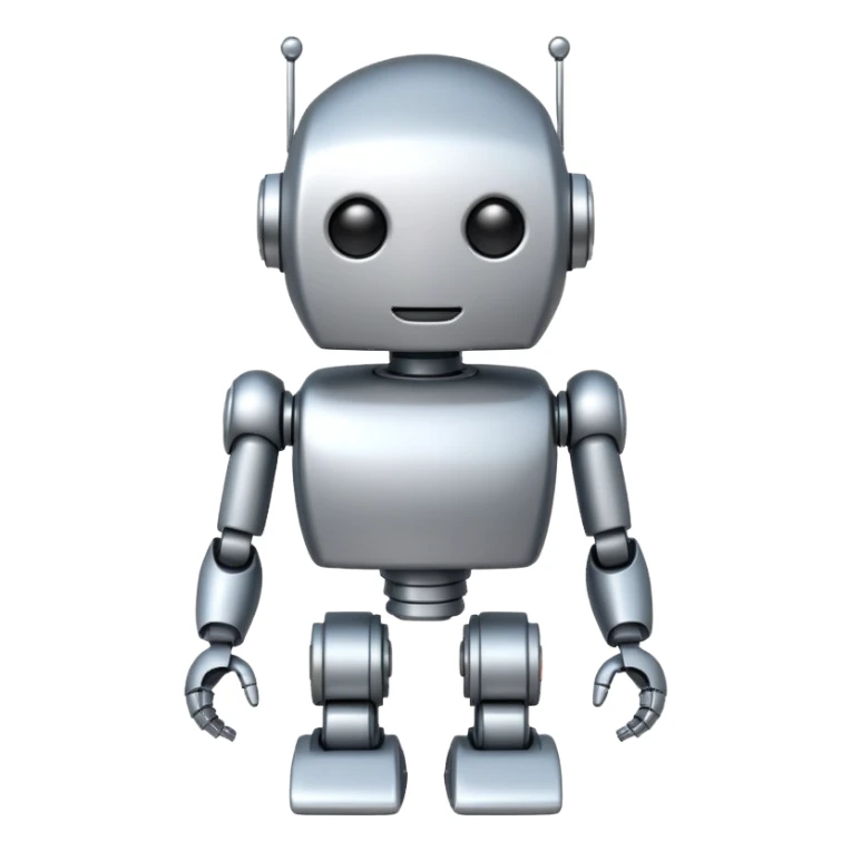 robot cartoon sticker