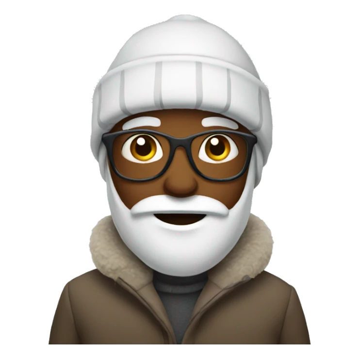 Winter emoji sticker