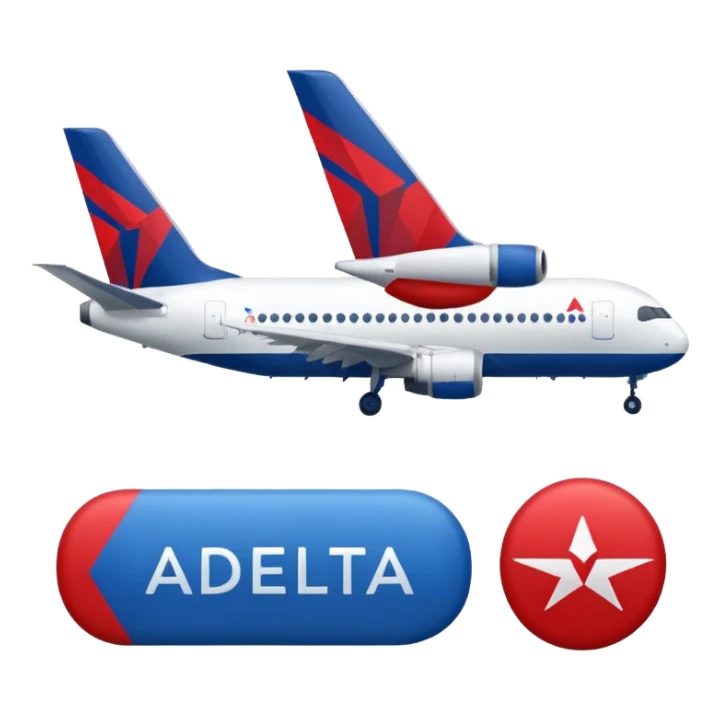 Delta Airlines Widget emoji sticker
