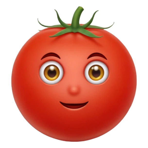 Tomate with stars eyes  sticker