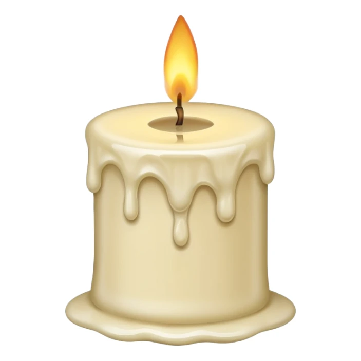 Candle with big wax drip









































 sticker