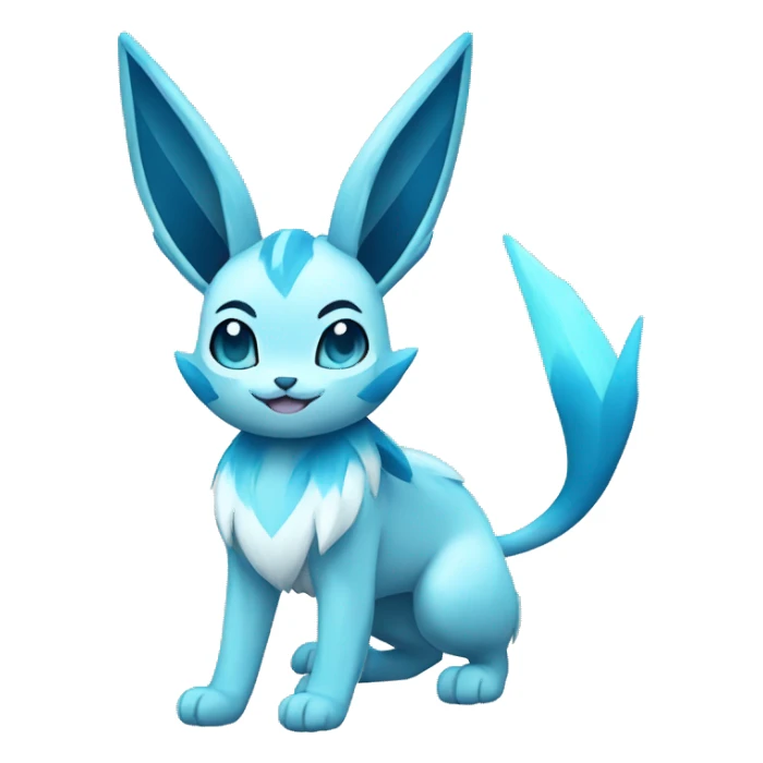 Glaceon full body sticker