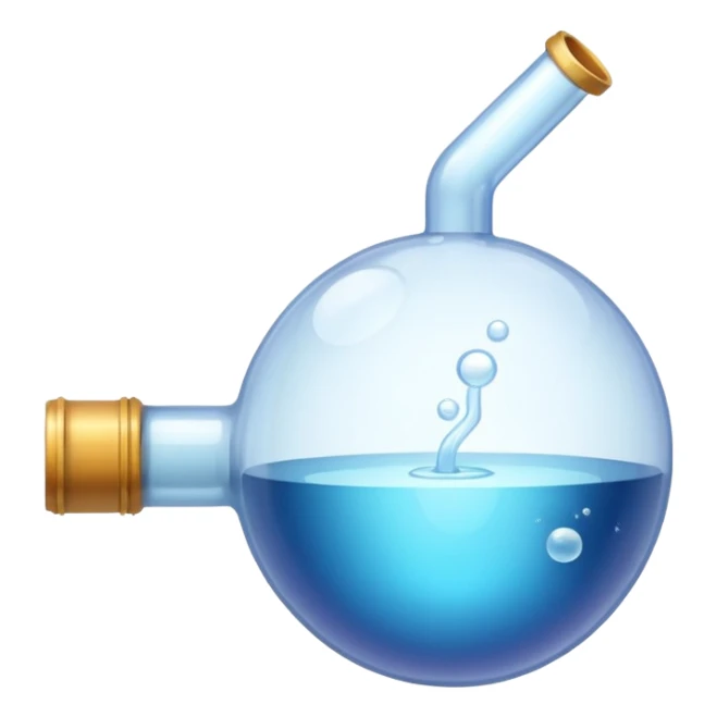 Bubble pipe made of quartz sticker