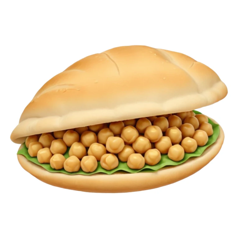 chickpeas pita sticker