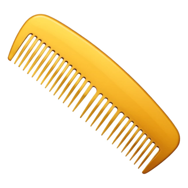 narrow hair comb sticker