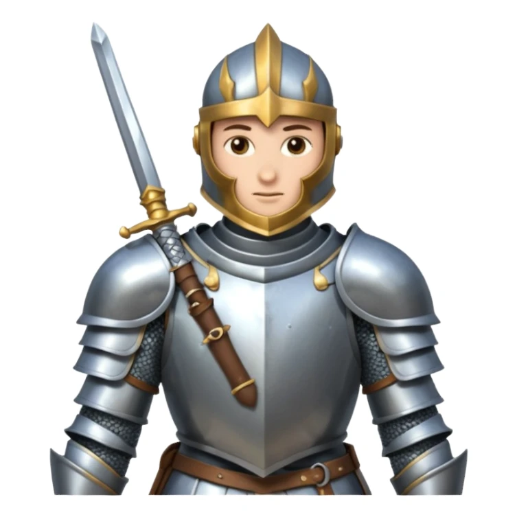 a knight magic sword sticker