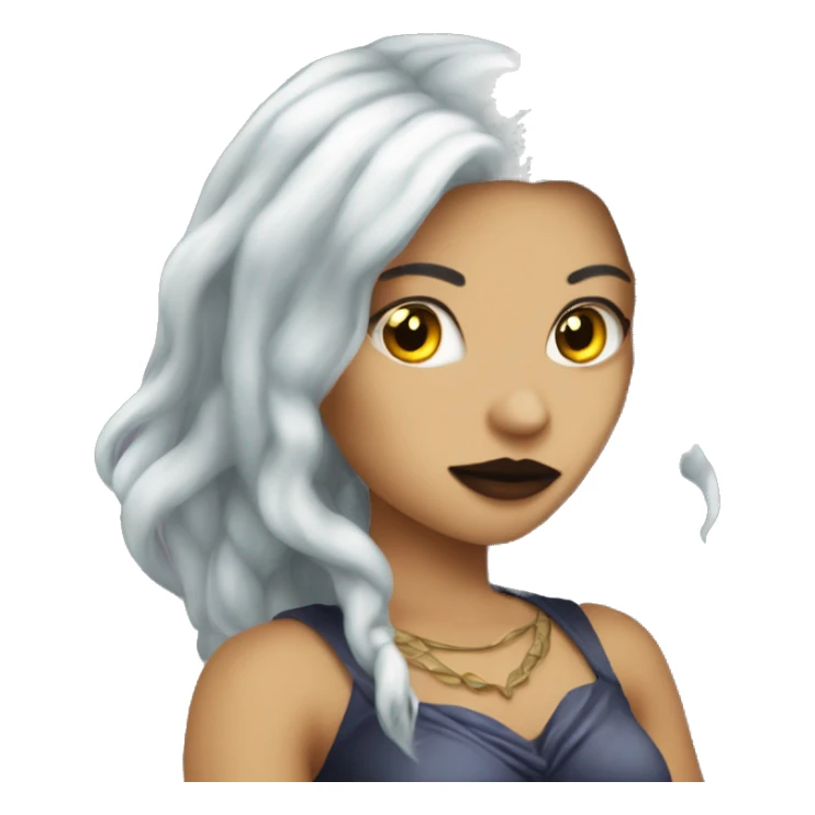 Draco-Atlantean Vampire Goddess sticker