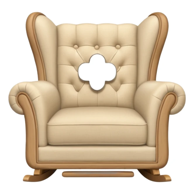 rocking soft sofa chair sticker
