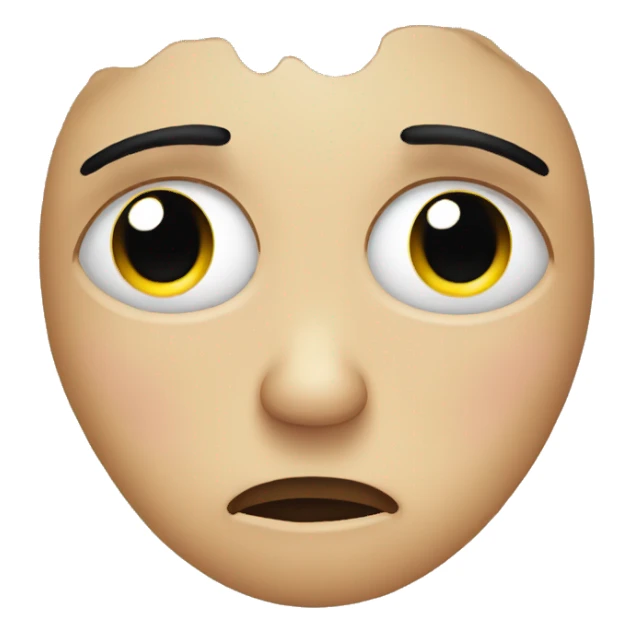 crying face with tears sticker