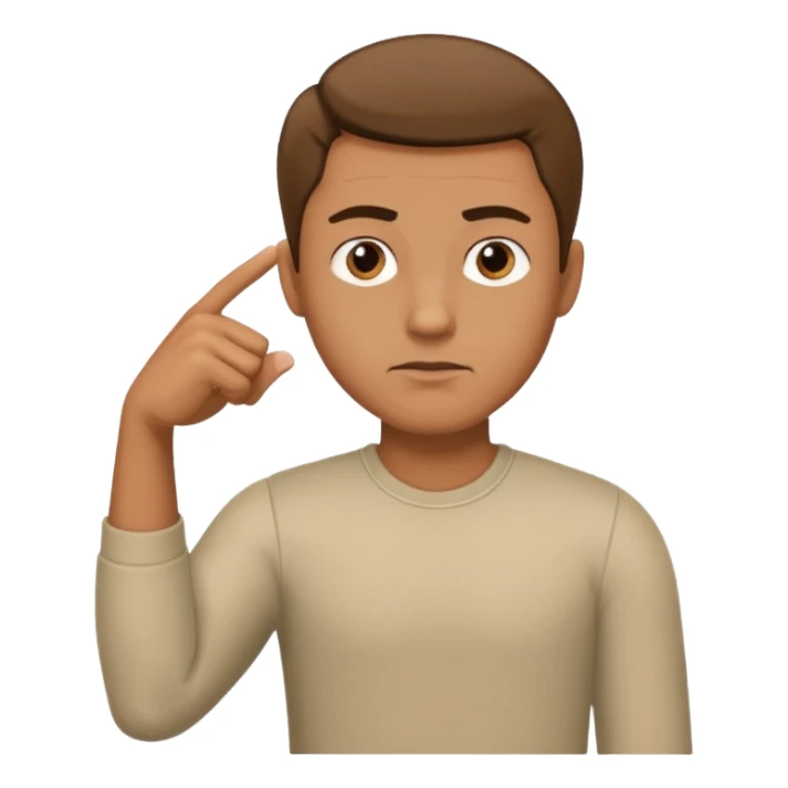 The man extends his arm forward, indicating that he refuses. sticker