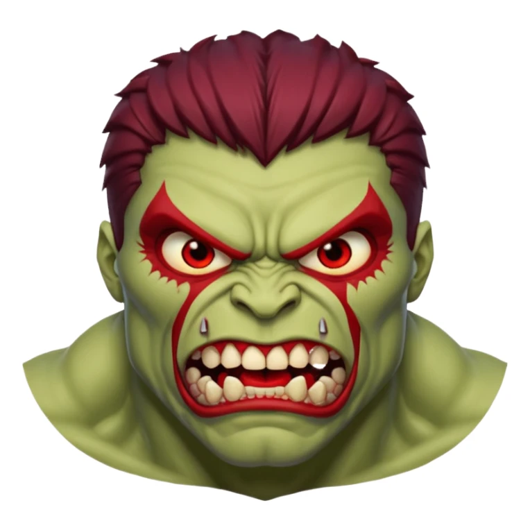 hulk vermelho vampiro sticker