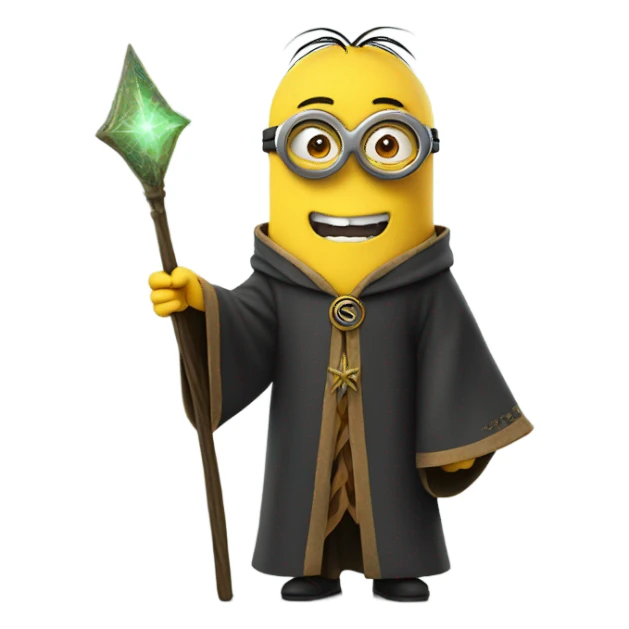 Minion in Harry Potter’s Close sticker