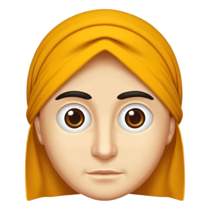 yuvarlak gözlüklü hayvan  sticker