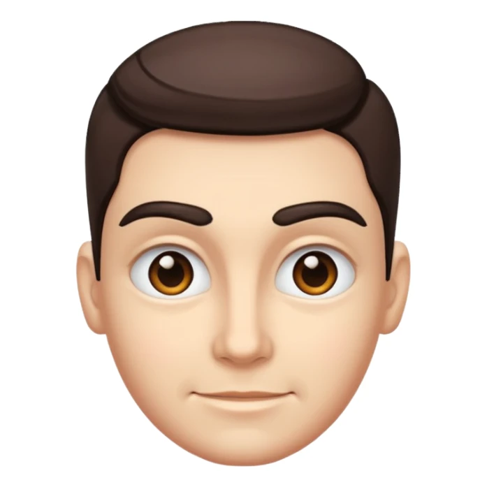 a face with rising eyebrows and a smirk  sticker