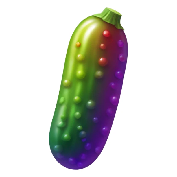 Rainbow pickle sticker