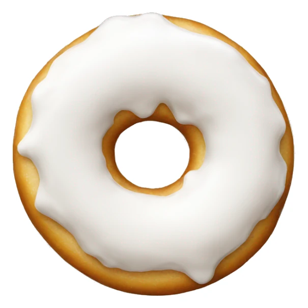 White donut  sticker