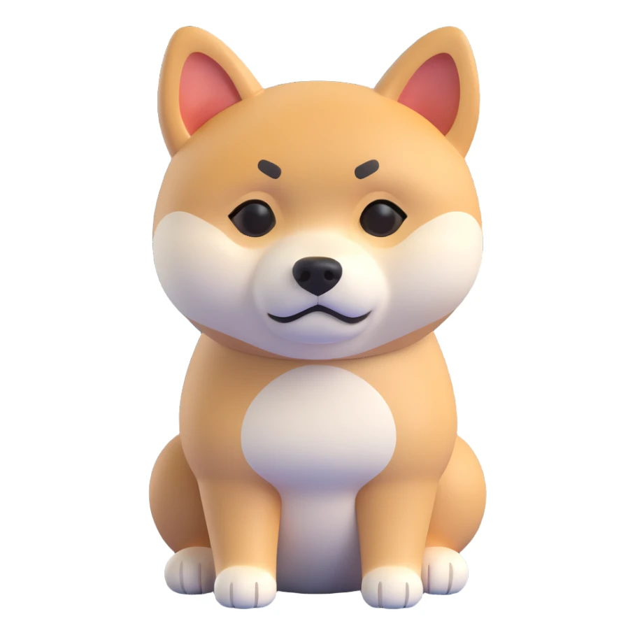 shiba inu, sad sticker