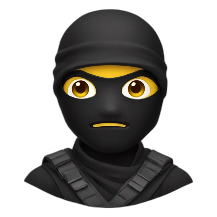 Ninja noir sticker