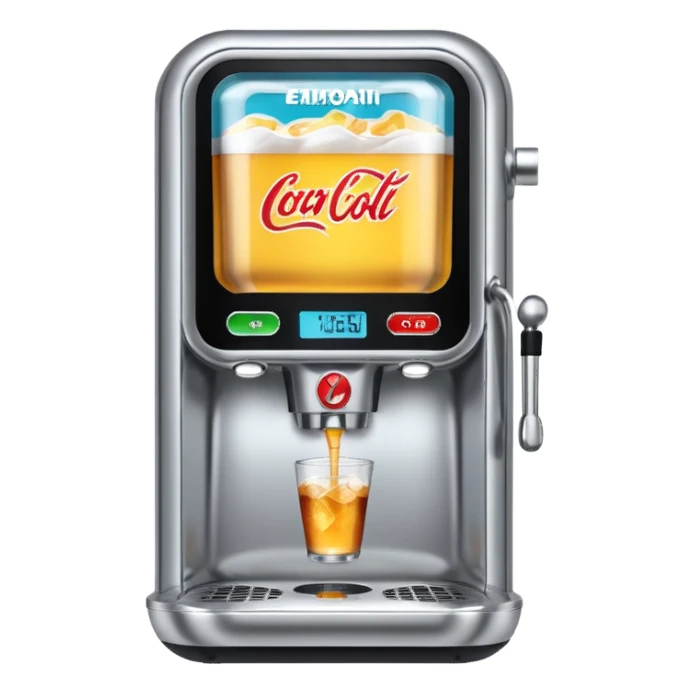 Digital soda dispenser   sticker