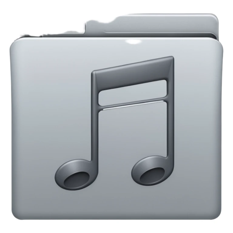 mac os icon audio note sticker