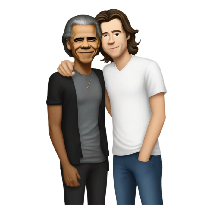 Obama dating Harry styles sticker