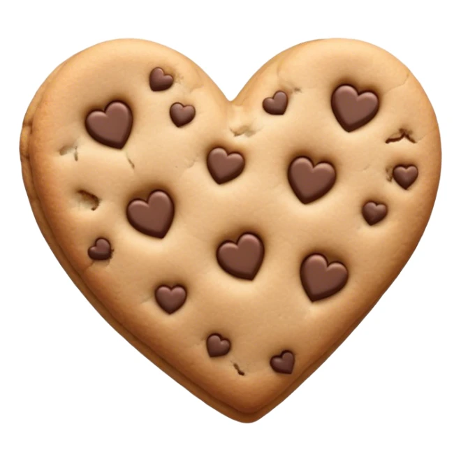 cookie heart with ;IGY6 sticker