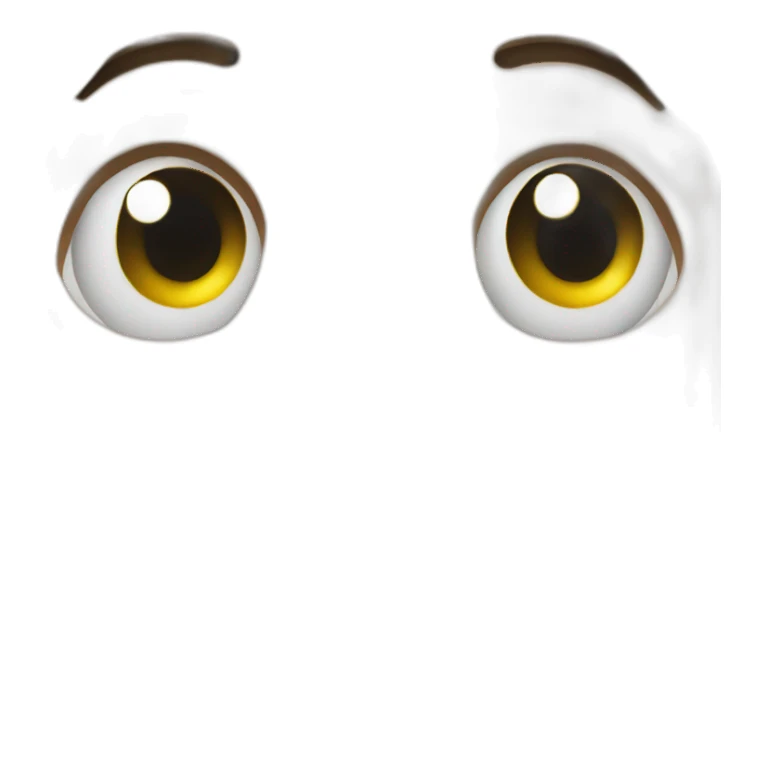 Smile roll eyes sticker