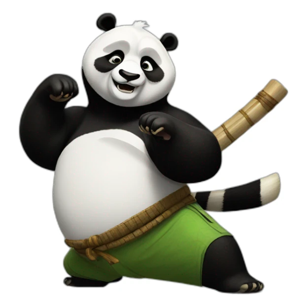 Panda kung fu panda sticker