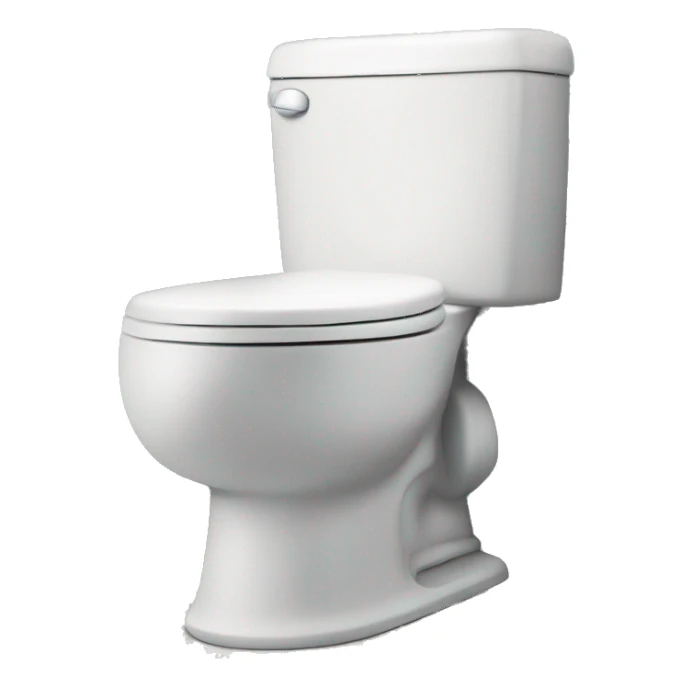 toilet with flushing functions sticker