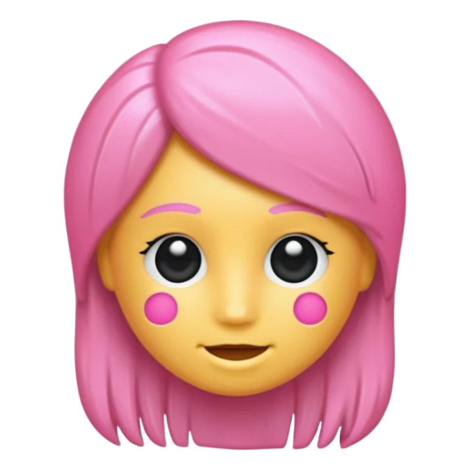 Cepillo pelo rosa sticker