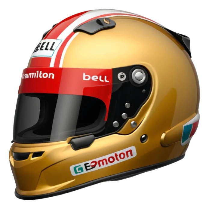  f1 bell hp7 lewis hamilton helmet sticker