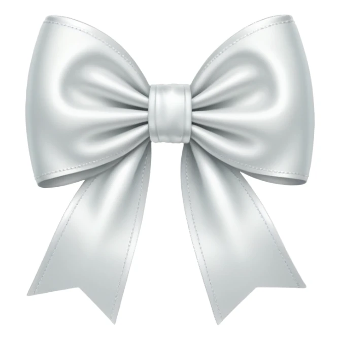 Un noeud blanc sticker