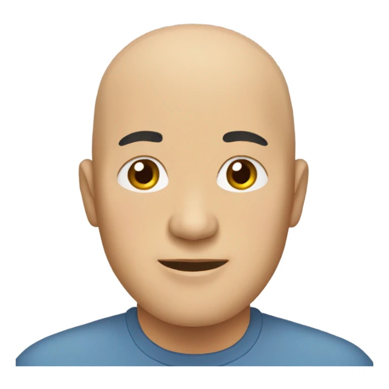 bald Chinese man sticker